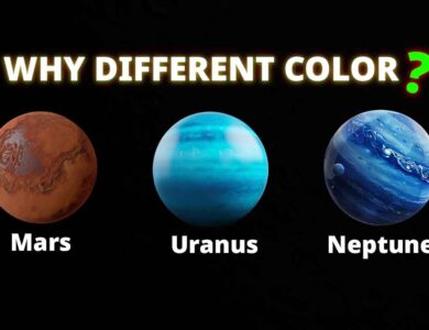 why planets have different colors